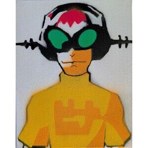 Jet Set Radio Spray Paint Art Piece